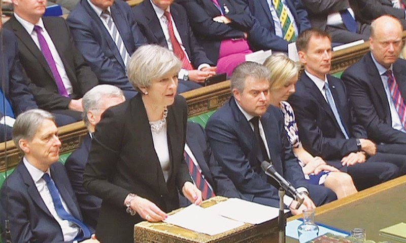 British PM Theresa May had held out the possibility of a vote this week. &mdash; AFP