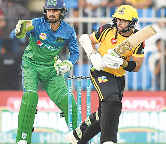 IMAM-ul-Haq batting against Multan Sultans.—PCB IMAM-ul-Haq batting against Multan Sultans.—PCB