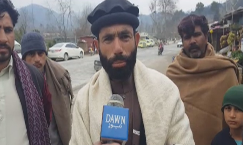 A villager from Jabba talks to Dawn News about Indian LoC violation. — DawnNewsTV