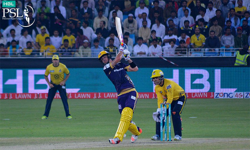 Peshawar Zalmi to take on Quetta Gladiators today. — PSL Twitter/ File