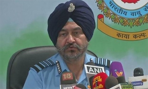 Air Chief Marshal Birender Singh Dhanoa says the operation is "ongoing". — Photo courtesy: Business Standard