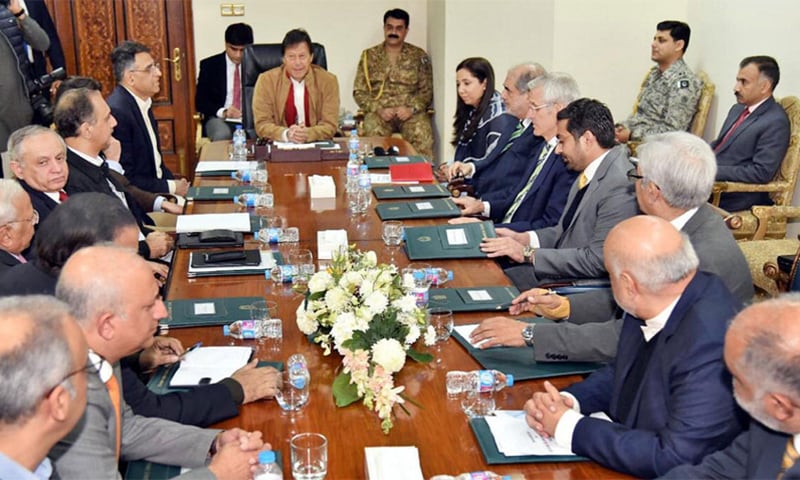 Govt now focusing on promotion of economic growth, PM Khan tells business  leaders - Business - DAWN.COM