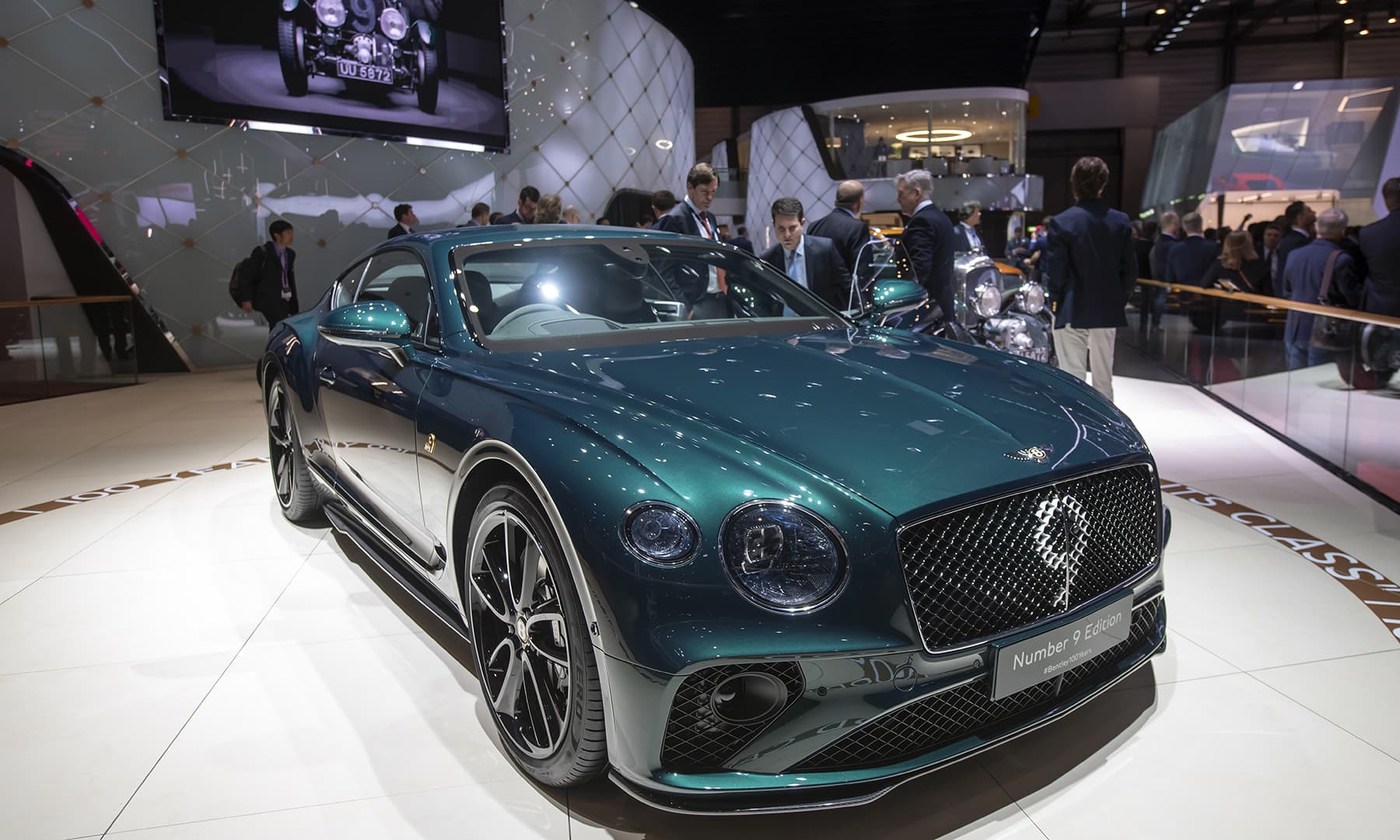 The new Bentley Motors 'Continental GT Number 9 Edition by Mulliner' car is presented during the press day at the Geneva International Motor Show. &mdash; AP