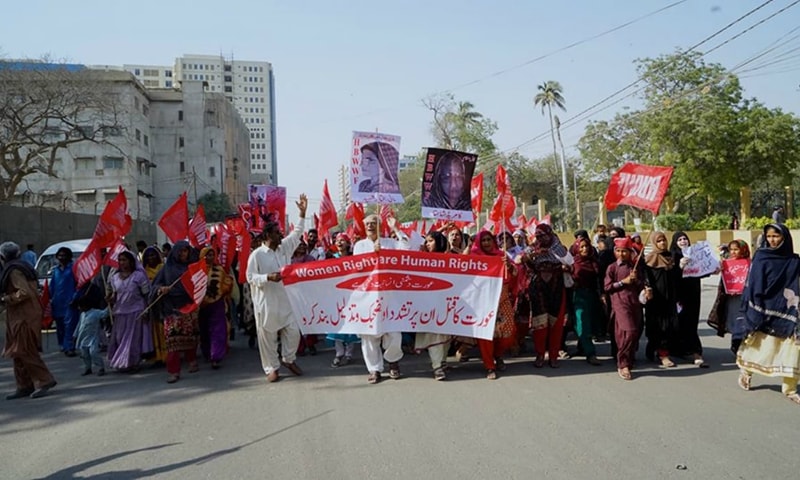 In Lahore, the marchers will gather at the press club and walk to Alhamra on The Mall.— Photo courtesy of images