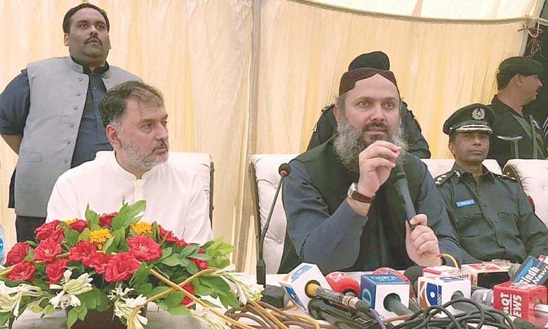 Balochistan Chief Minister Jam Kamal Alyani says current government's positive policies convinced disgruntled youth to lay down arms. — PPI/File Balochistan Chief Minister Jam Kamal Alyani says current government's positive policies convinced disgruntled youth to lay down arms. — PPI/File