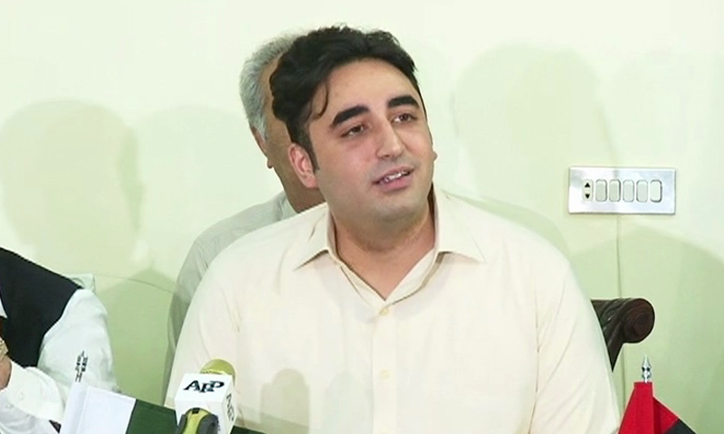 PPP Chairman Bilawal Bhutto-Zardari extends his support to the members of the recently staged Aurat March. — DawnNews/File