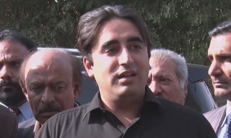 In a post shared on Twitter, Bilawal wrote: "The government has responded to my demand to sack ministers associated with banned outfits by declaring me anti-state, issuing death threats and NAB notices." — DawnNewsTV/File