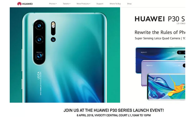 ہواوے پی 30 پرو &mdash; فوٹو بشکریہ ہواوے