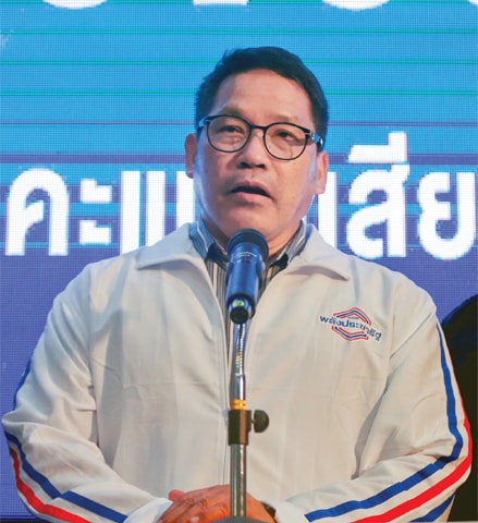 Bangkok: Uttama Savanayana, the leader of pro-army  Palang Pracharat party.&mdash;Reuters