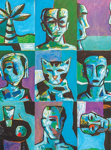 Blue Series No 4