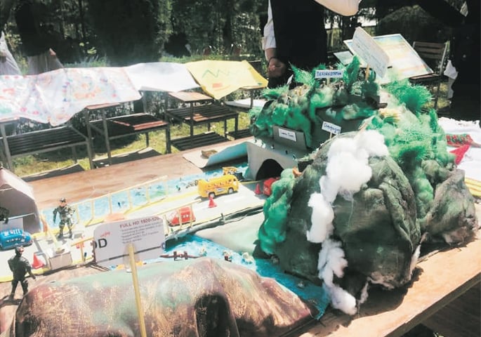 A stall set up at the cultural festival in Upper Dir. &mdash; Dawn