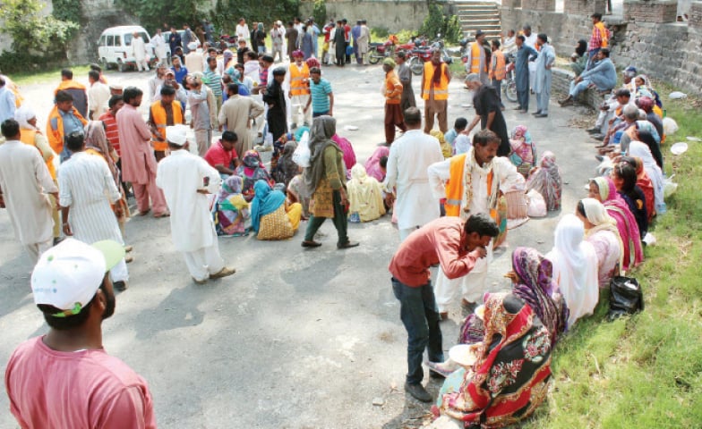 MCI sanitation workers stage a sit-in outside the Mayor’s Office on Monday. — Online