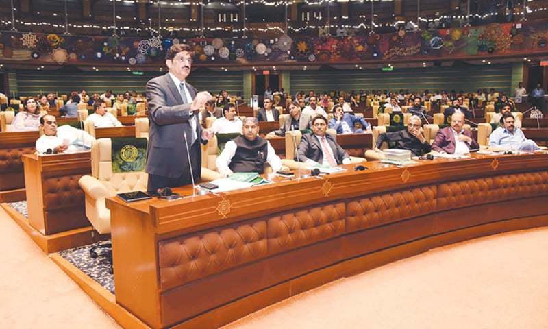 The opposition and treasury benches clashed verbally after the opposition members used a harsh tone about the leadership of the ruling PPP, provoking the treasury to reply in the same coin. ─ PPI/File