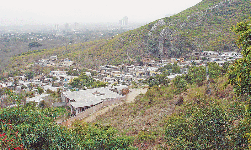 Though for decades the mushroom growth of slums could not be stopped in the federal capital, the civic agency has finally devised a policy to curtail further growth of illegal settlements. — Photo provided by Jamal Shahid/File