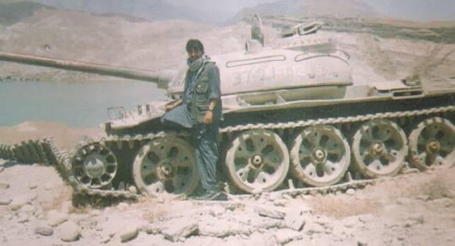 In Afghanistan during the war.