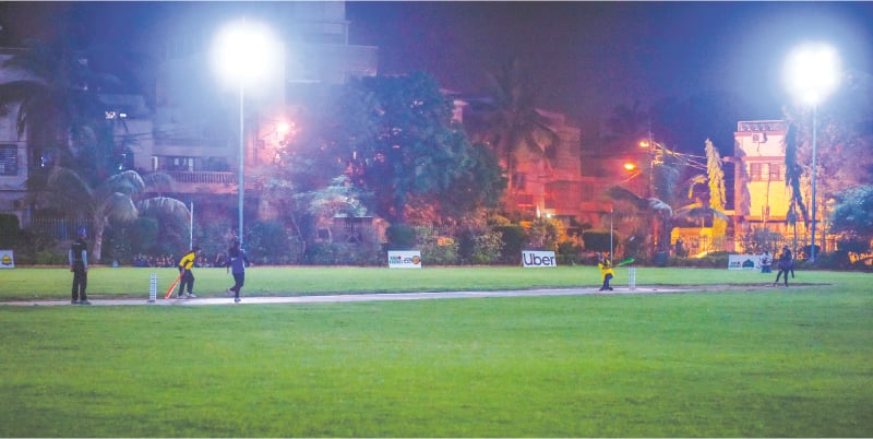 THE teams in action at the Kokan Family Park.&mdash;White Star