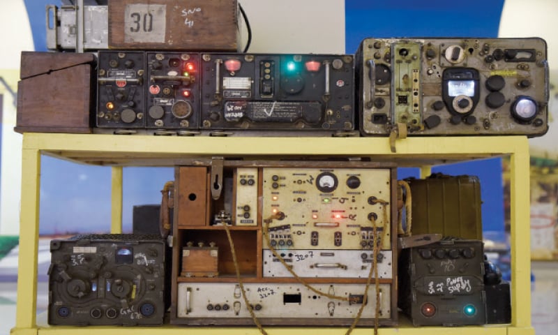 Old signalling devices used in wars.