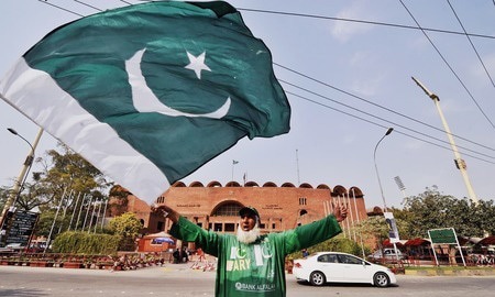 Chacha Cricket is a familiar face to cricket fans in Pakistan and other cricket loving nations. — AFP/File