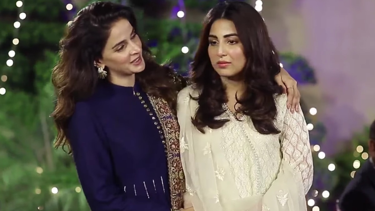 Saba Qamar and Ushna Shah in a still from Cheekh