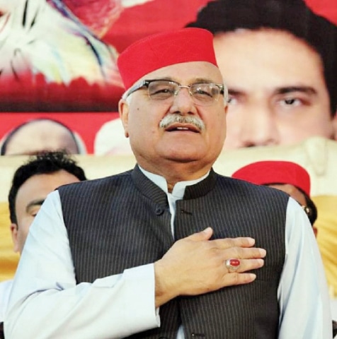 ANP leader Mian Iftikhar Hussain.