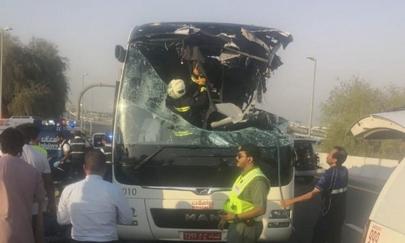 ڈرائیور سائن بورڈ نظر نہیں آیا تھا
&mdash;خلیج ٹائمز