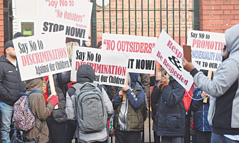 Birmingham school protests over teacher running LGBT lessons