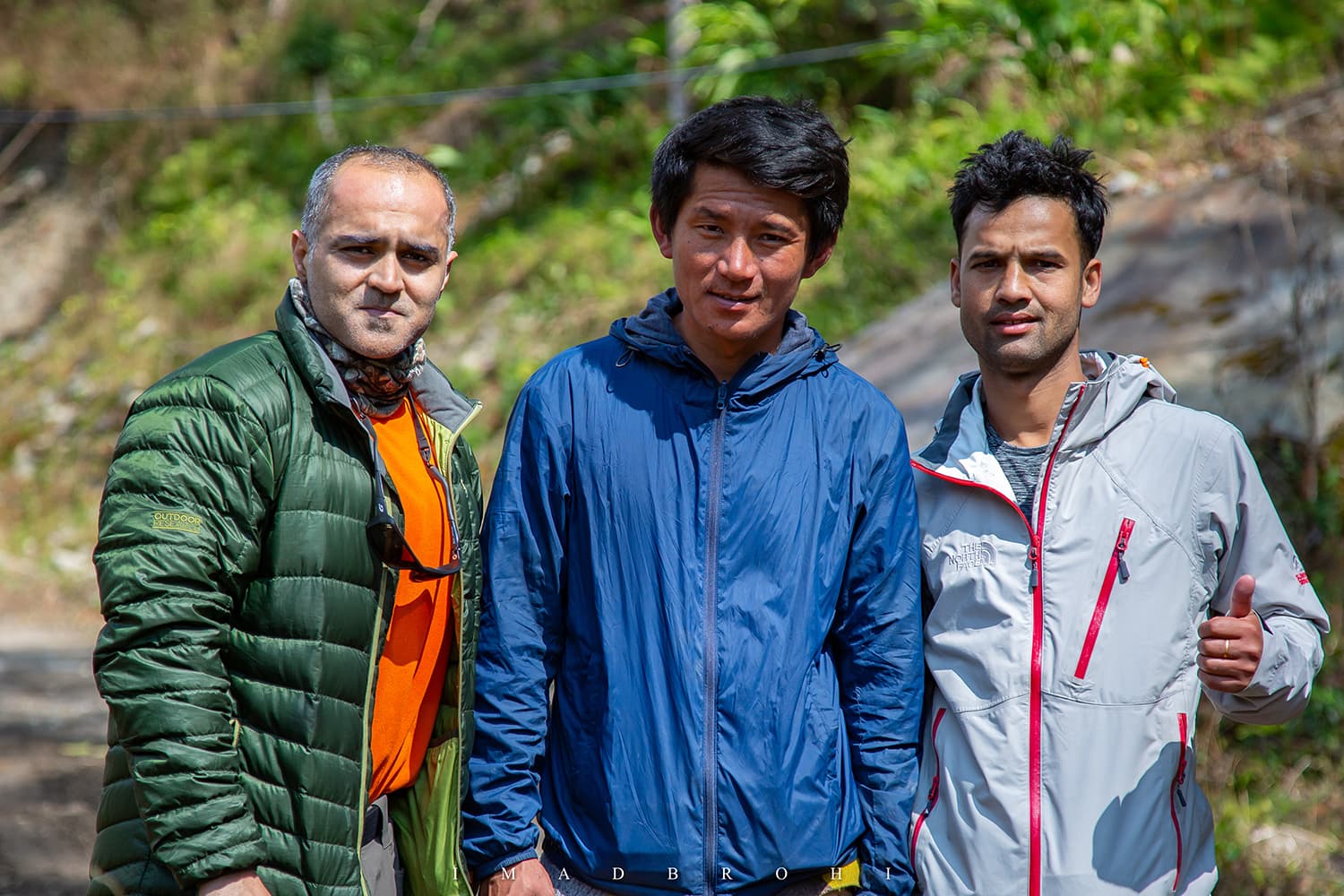 Walking into Kangchenjunga with Dilli and Neema.