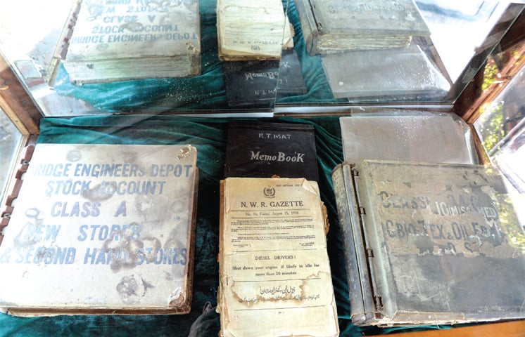 Old record of trains, goods, bridges and other railway infrastructure. &mdash; Photos by Mohammad Asim
