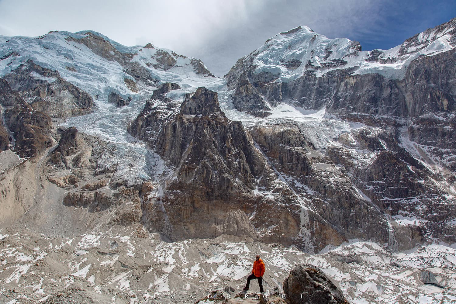 While Kangchenjunga South betrayed us, Kabru gave us plenty of opportunity for some breathtaking photographs. The Kabru range runs north to south, forming the border between Nepal and India. I had never been this close to India before.