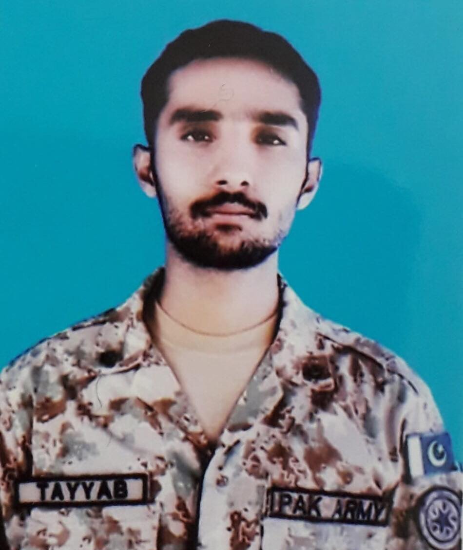 Sepoy Muhammad Tayyab. — ISPR photo