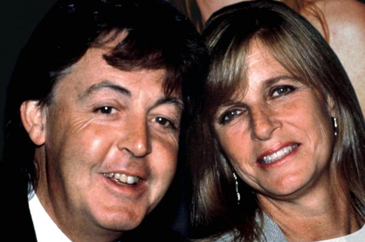 British singer Paul McCartney and his wife Linda in an undated photo. He told BBC Radio Scotland that he cried for a year after she died of breast cancer in 1998 | ST FILE