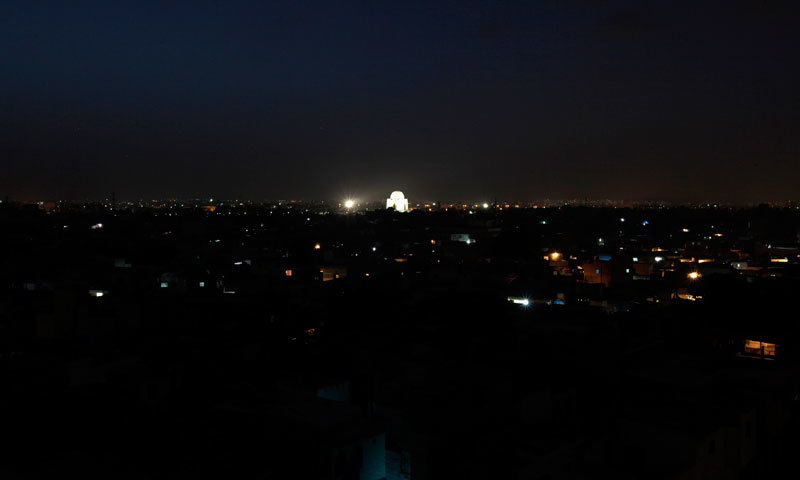 Some parts of Karachi remained without power since the past 48 hours. — Reuters/File