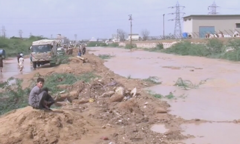 The Pakistan Army is assisting in a drainage operation underway at the KDA grid. — DawnNewsTV The Pakistan Army is assisting in a drainage operation underway at the KDA grid. — DawnNewsTV