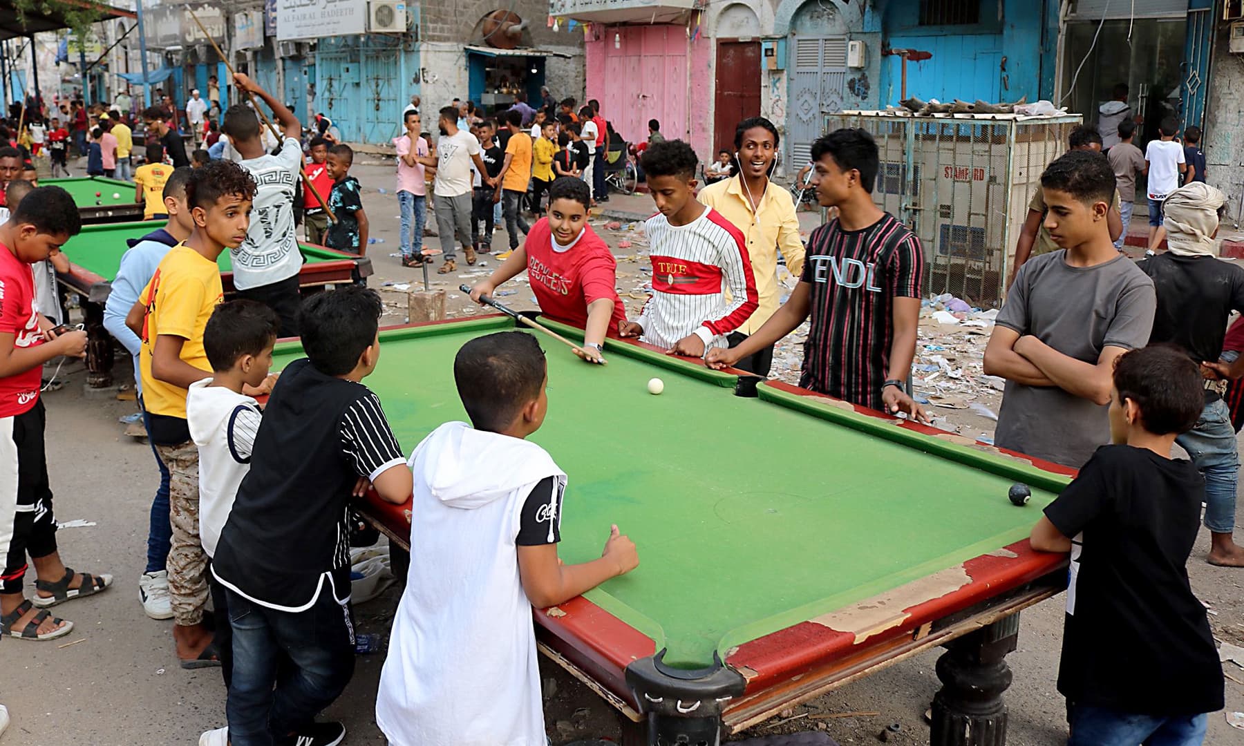 Yemenis celebrate Eidul Azha in Aden on Monday, a few days after Southern Transitional Council's (STC) separatists seized the presidential palace and army camps. &mdash; AFP