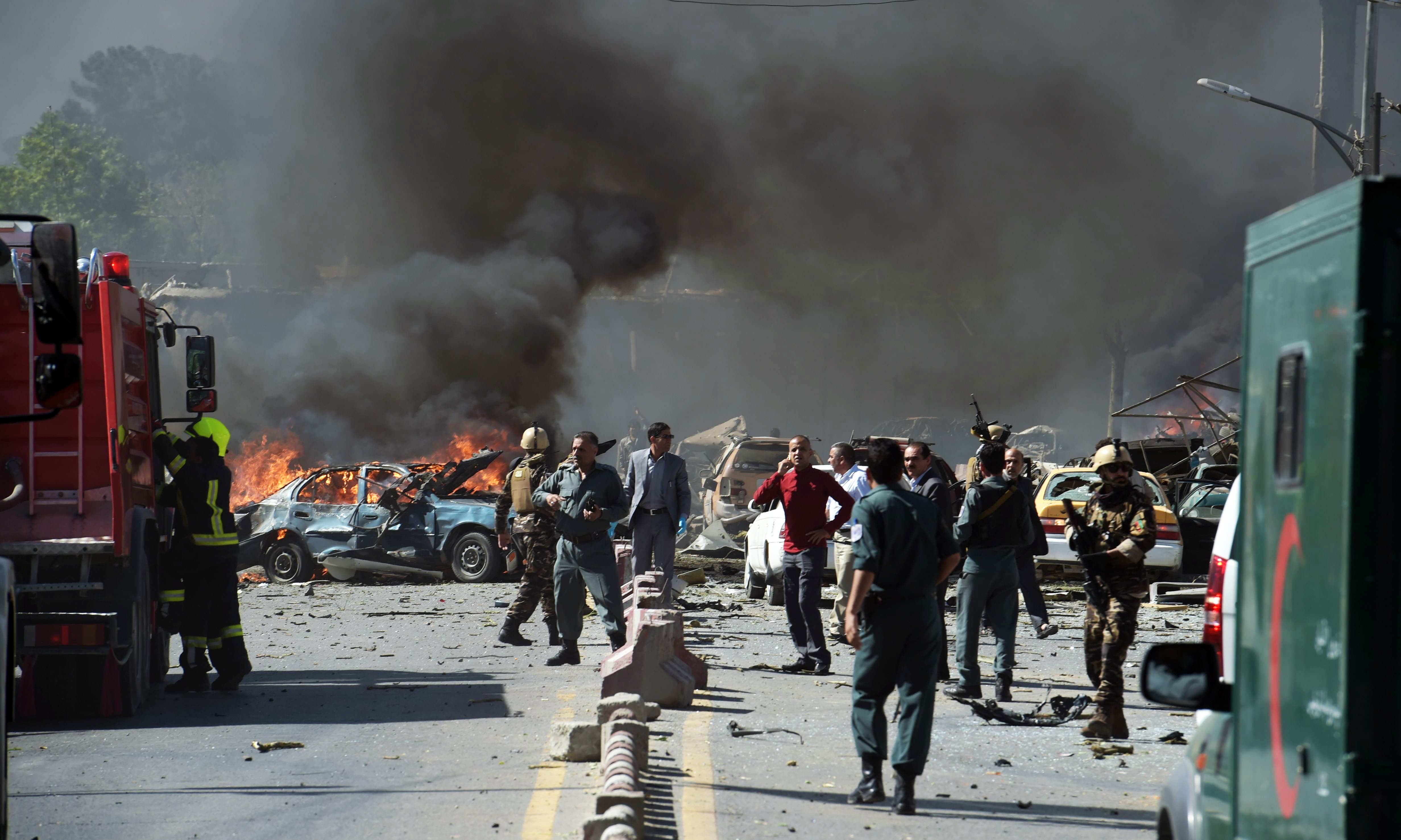 The Jalalabad bombs were planted near a market where hundreds of people had congregated after attending Independence Day events. — AFP/File