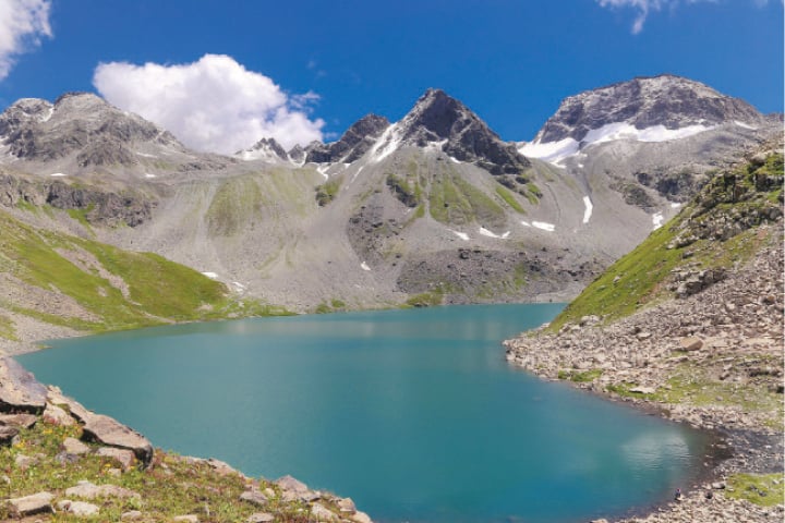 A scenic view of Mastij Lake. — Dawn