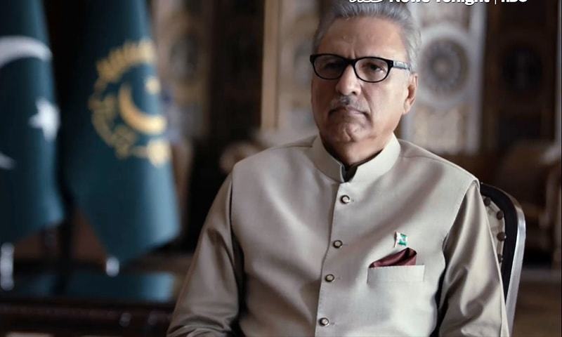 Twitter receives complaint about President Alvi's tweet on Srinagar, says it does not violate rules