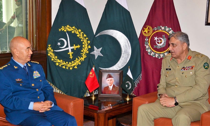 ملاقات میں دفاعی تعاون سمیت باہمی دلچسپی کے امور پر تبادلہ خیال کیا گیا&mdash;فوٹو:آئی ایس پی آر