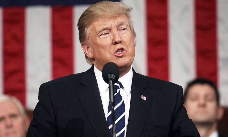 فلسطینی سودے کے لیے تیار ہیں، ڈونلڈ ٹرمپ&mdash;فوٹو: اے پی