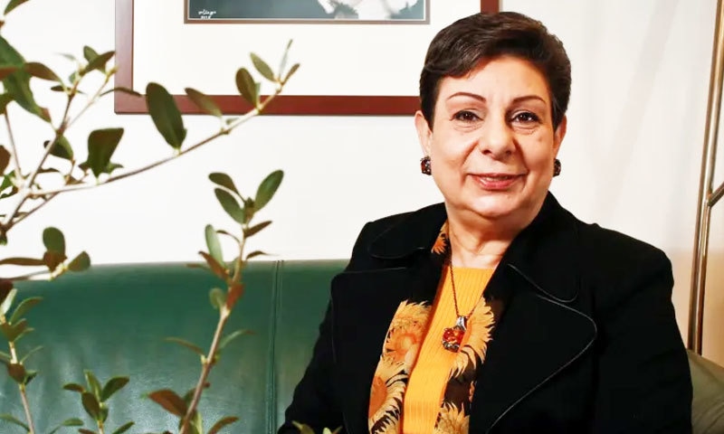 حنان عشراوی پی ایل او کی سینیئر رہنما اور فلسطین کی سابق وزیر تعلیم ہیں&mdash;فوٹو: ہارتز