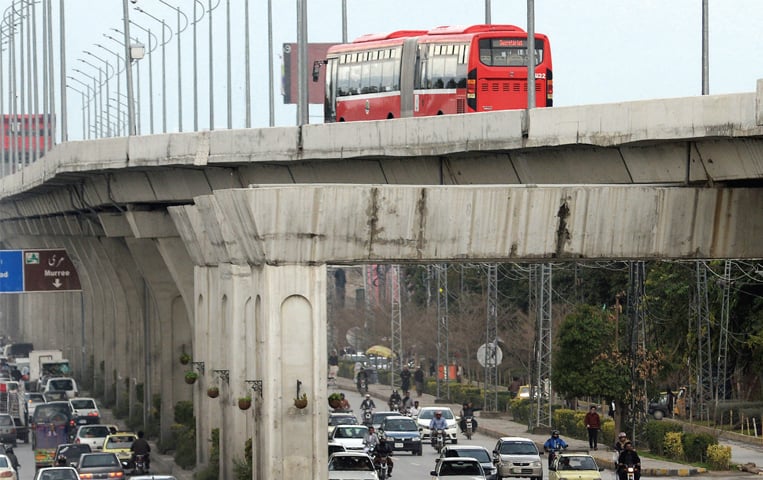 The metro bus is frequented by a large number of people from the twin cities. — File photo