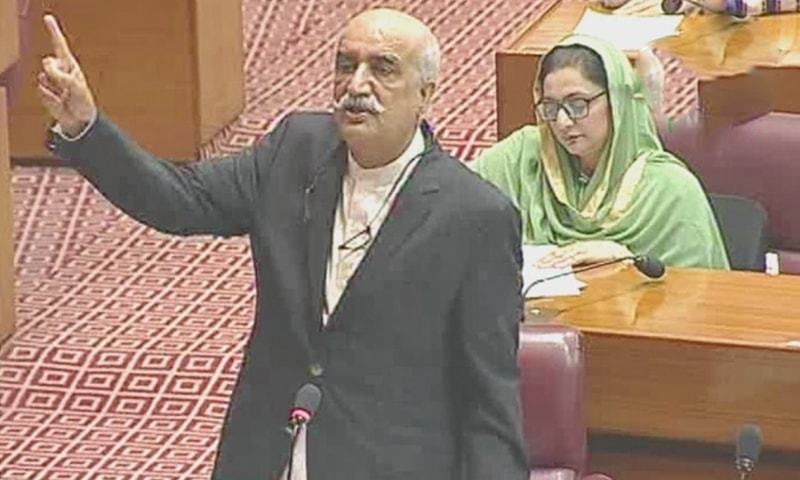 Senior Pakistan Peoples Party (PPP) leader Syed Khursheed Shah on Thursday dismissed corruption allegations against him, saying that he fought against corruption throughout his life. — DawnNewsTV/File