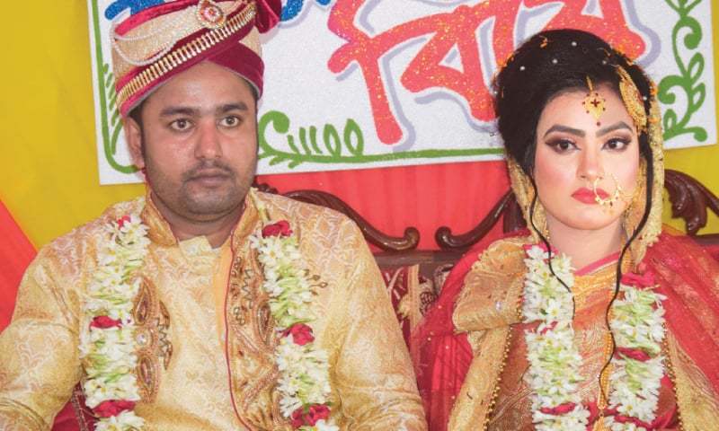 یہ شادی سوشل میڈیا پر توجہ کا مرکز ہے &mdash; فوٹو/ اے ایف پی