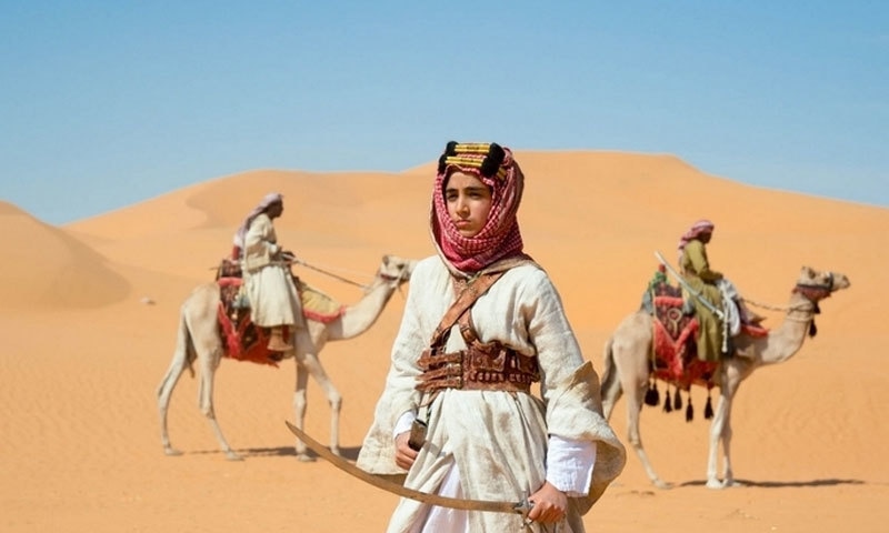 فلم کی کہانی شاہ فیصل بن عبدالعزیز آل سعود کے بچپن کے گرد گھومتی ہے&mdash;اسکرین شاٹ