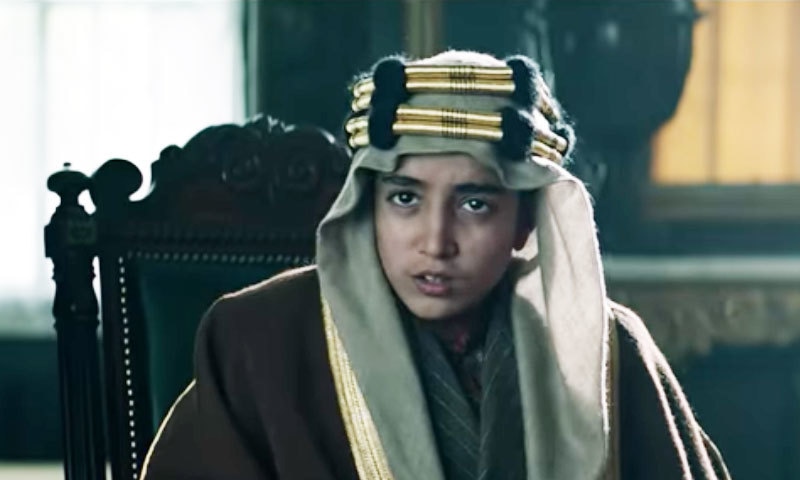 سابق سعودی فرمانروا کا کردار سعودی اداکار عبداللہ علی نے ادا کیا ہے&mdash;اسکرین شاٹ