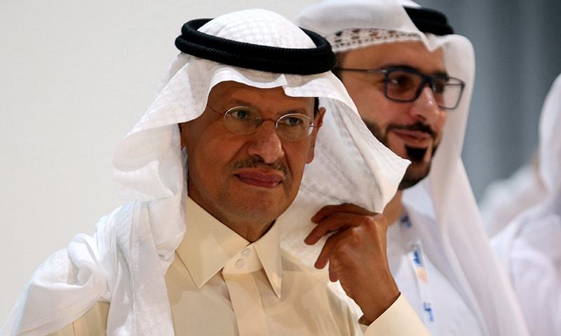 Saudi Arabia's new Energy Minister, Prince Abdulaziz bin Salman takes a tour at the exhibition during the 24th World Energy Congress in Abu Dhabi, United Arab Emirates, September 9. — Reuters Saudi Arabia's new Energy Minister, Prince Abdulaziz bin Salman takes a tour at the exhibition during the 24th World Energy Congress in Abu Dhabi, United Arab Emirates, September 9. — Reuters