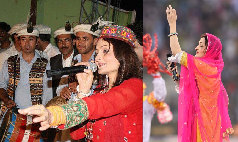 شازیہ خشک کو چاروں صوبوں میں یکساں مقبولیت حاصل رہی—فوٹو: فیس بک/ ٹوئٹر