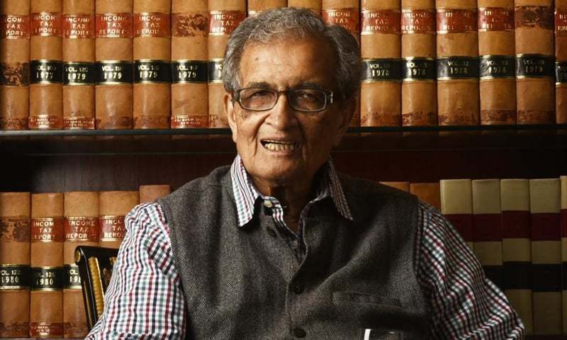 ماہر معاشیات امرتیا سین کا کہنا ہے کہ بھارت میں آج ہر چیز پر انتہا پسند ہندوتوا کے نظریات غالب ہیں۔ — فوٹو: بشکریہ ہندوستان ٹائمز ماہر معاشیات امرتیا سین کا کہنا ہے کہ بھارت میں آج ہر چیز پر انتہا پسند ہندوتوا کے نظریات غالب ہیں۔ — فوٹو: بشکریہ ہندوستان ٹائمز