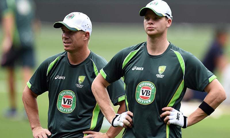 The star batsmen were both banned for a year for their roles in a ball-tampering scandal. &mdash; AFP/File