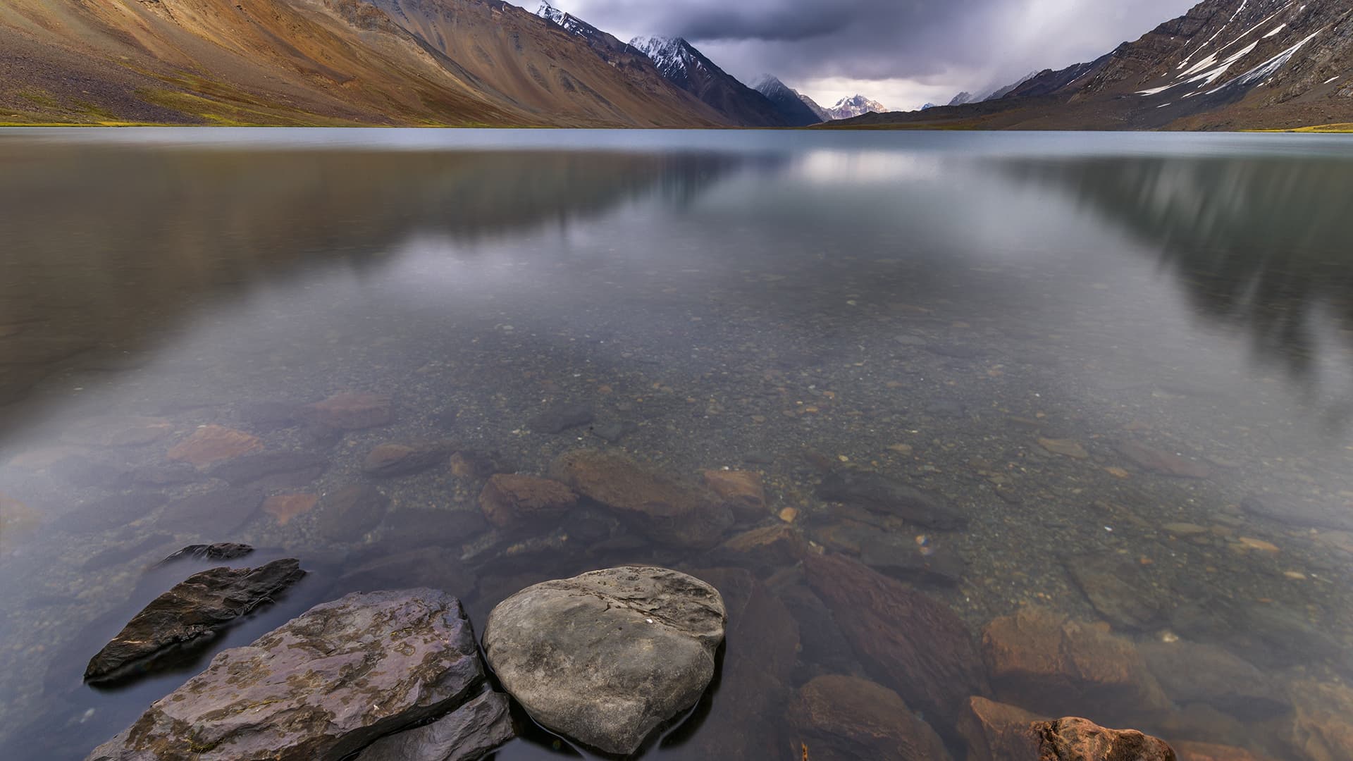 A view of the edge of Karomber Lake. — *Photo by author*